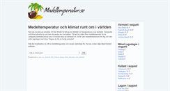 Desktop Screenshot of medeltemperatur.se